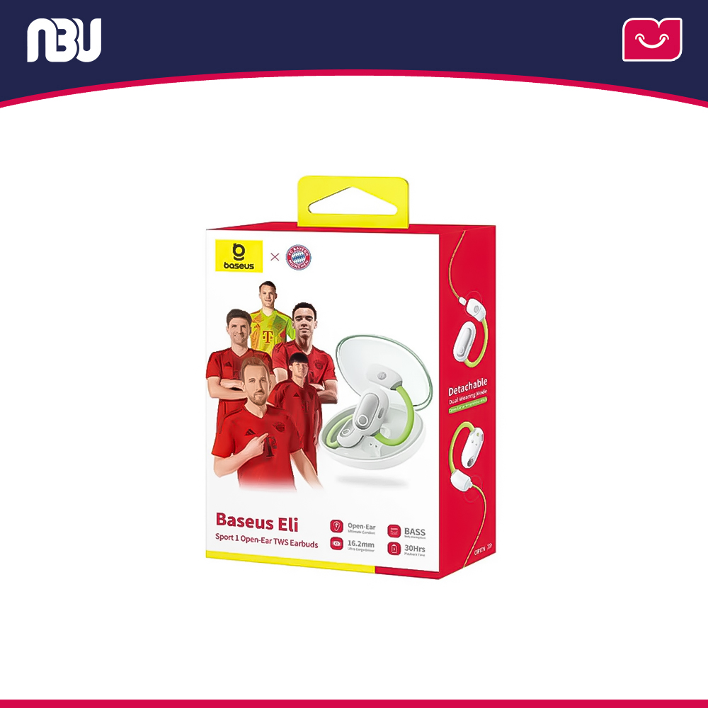 هندزفری بلوتوثی باسئوس مدل Eli Sport 1 Open-Ear TWS