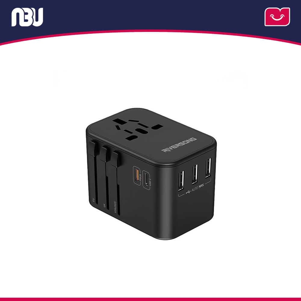 شارژر دیواری مسافرتی ریورسانگ مدل TravelKub 35  AD111