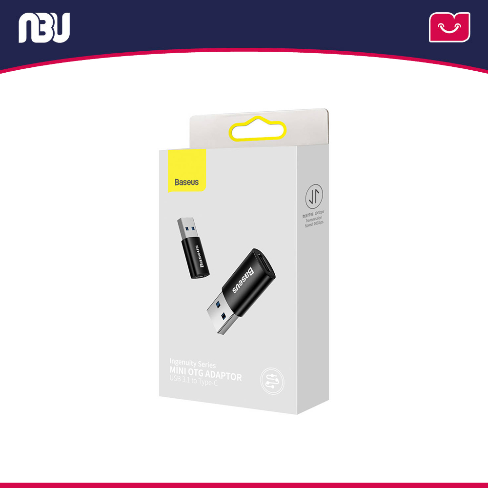 مبدل USB 3.1 به USB-C بیسوس ZJJQ000101 مدلMini OTG Adaptor
