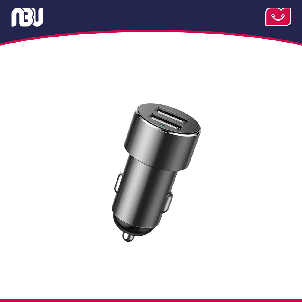 شارژر فندکی و هاب دو پورت بیسوس مدل CRDYQ-01