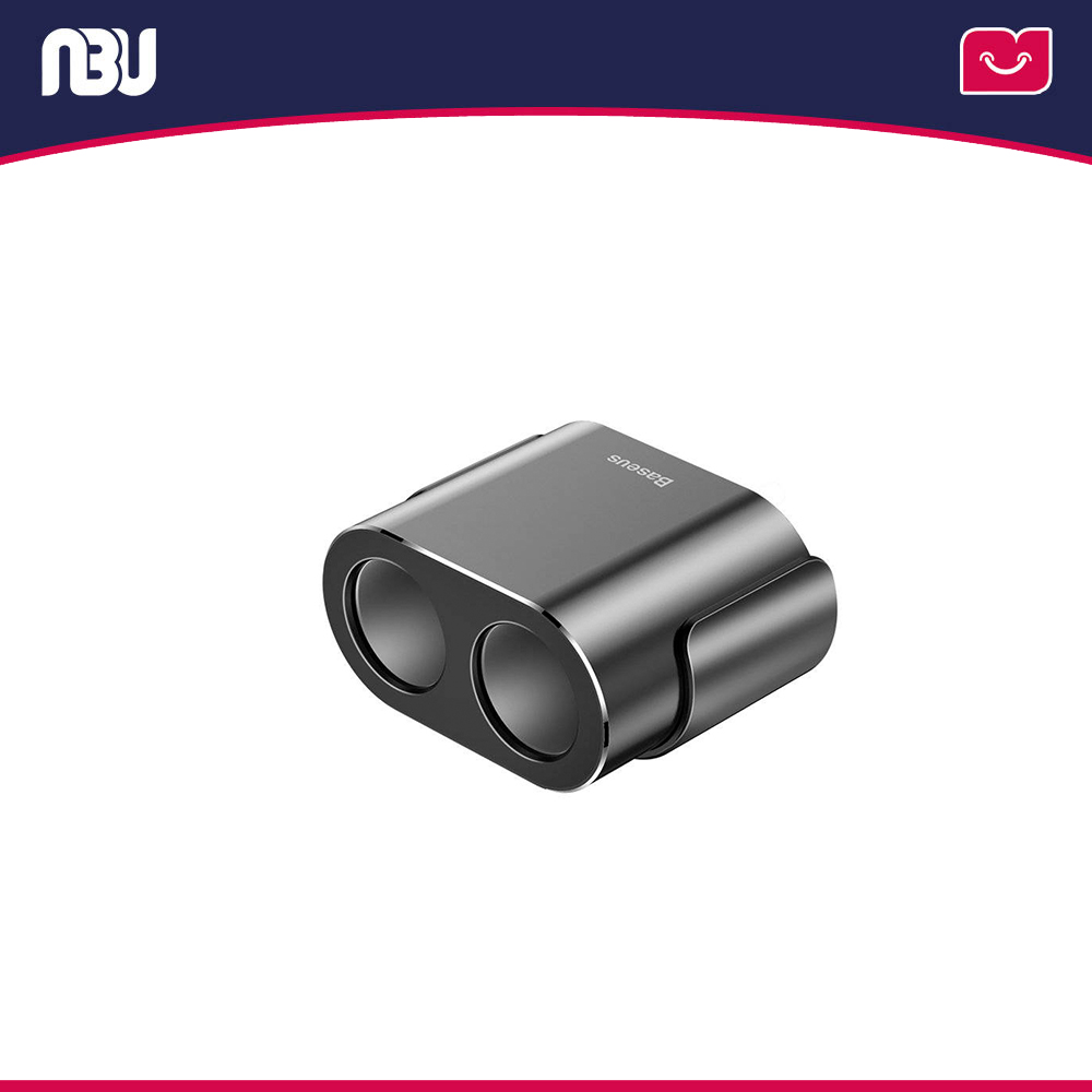 شارژر فندکی و هاب دو پورت بیسوس مدل CRDYQ-01