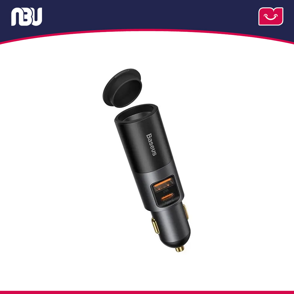 شارژر فندکی فست شارژ 120 وات  بیسوس مدلCCBT-COG
