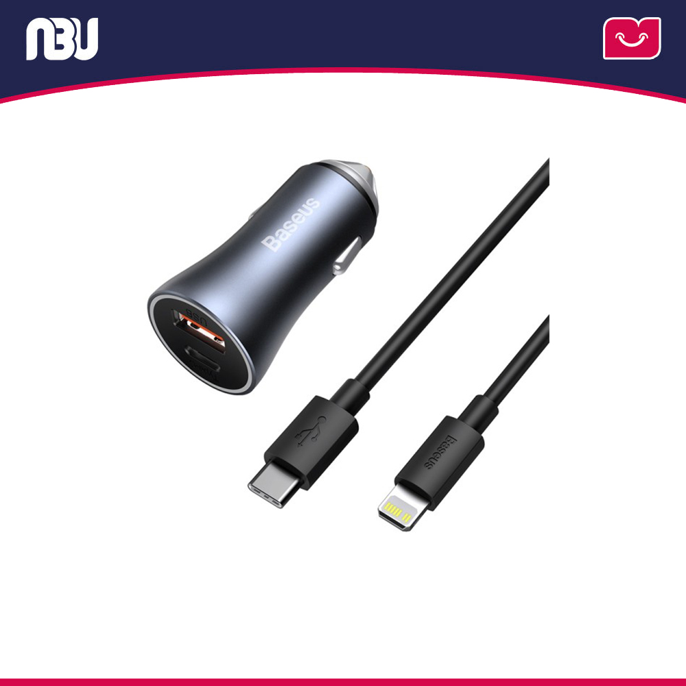 شارژر فندکی ماشین بیسوس40 وات  مدل   ZCCJD-B0G