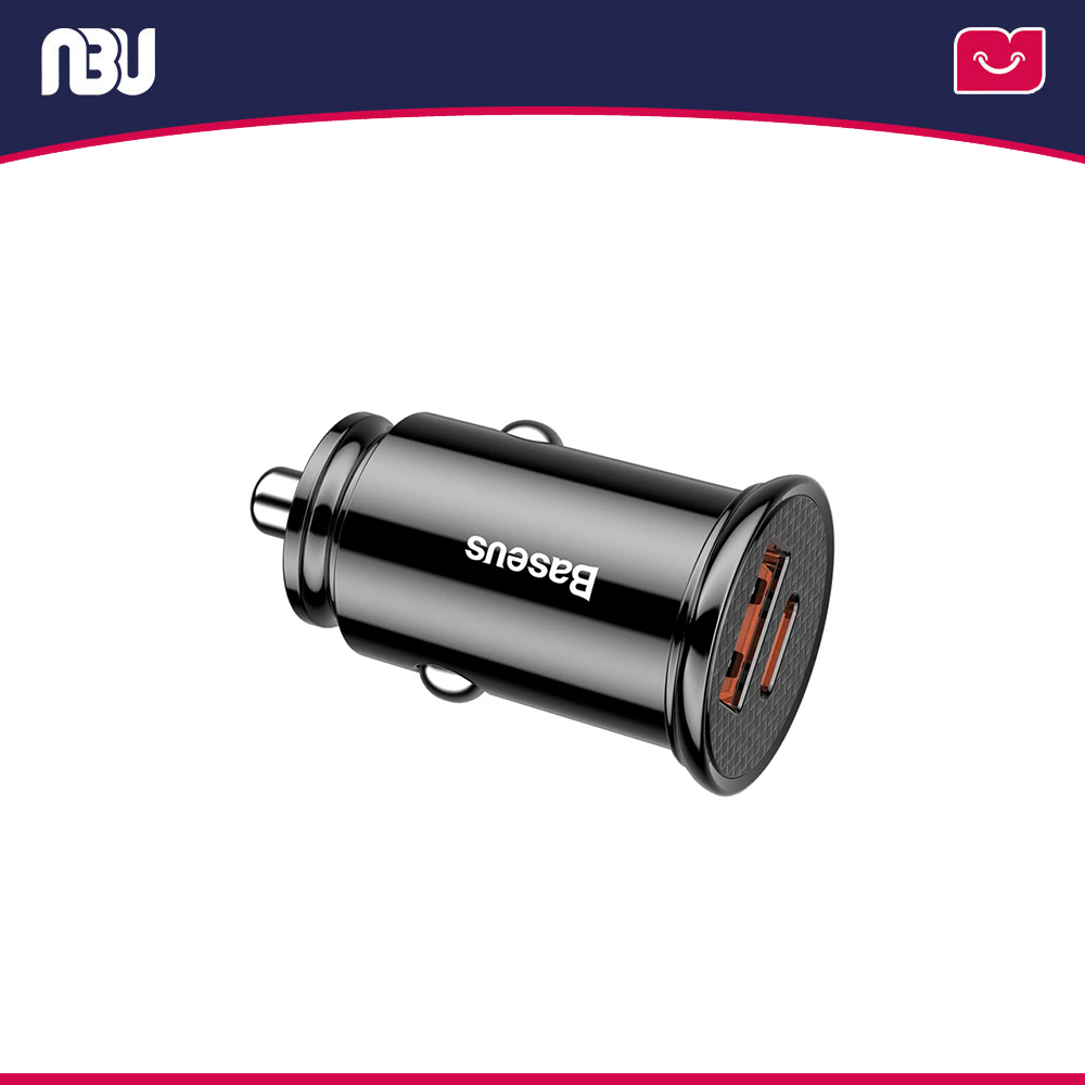 شارژر فندکی باسئوس 30 وات مدل CCALL-YS01