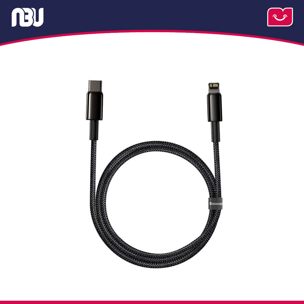 کابل تبدیل USB-C به لایتنینگ 20W طول 1 متر بیسوس مدل CATLWJ-01