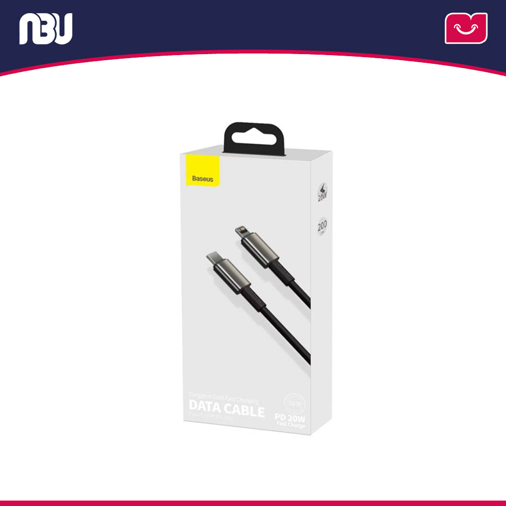 کابل تبدیل USB-C به لایتنینگ باسئوس طول 2 متر مدل CATLWJ-A01