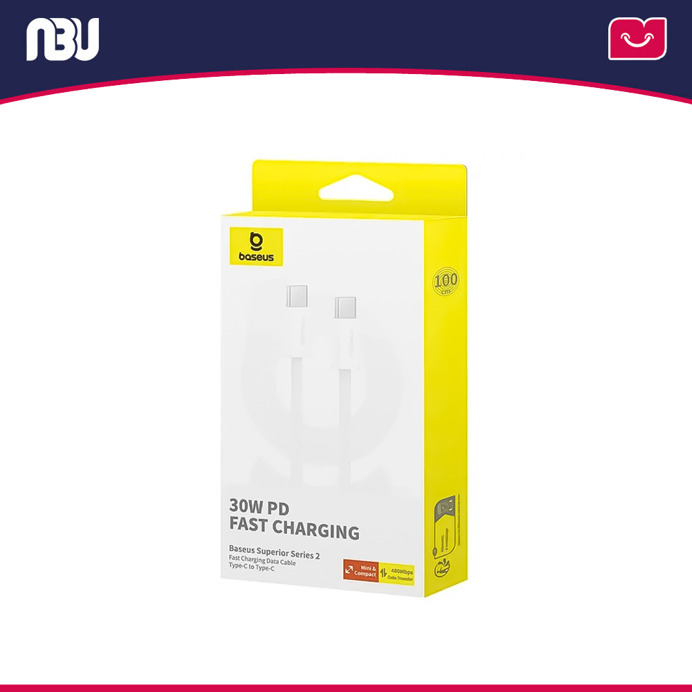 کابل تایپ سی بیسوس طول 1 متر مدل  P10365200211 04