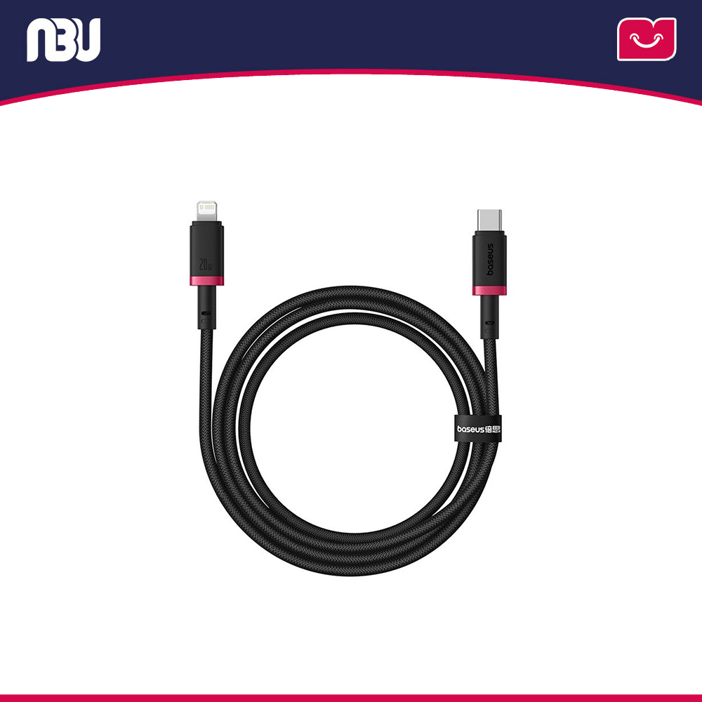 کابل تبدیل USB-C به لایتنینگ طول 2 متر20وات بیسوس مدل P10377800U01-03