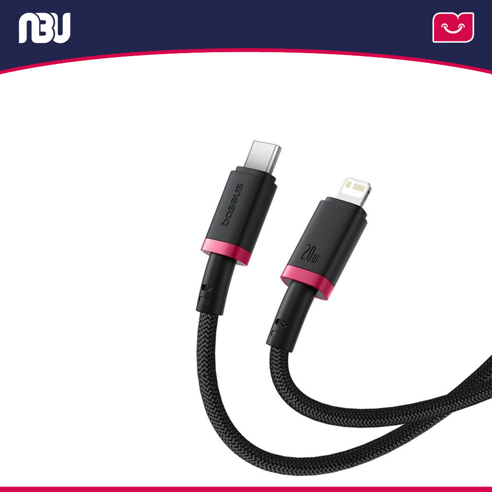 کابل تبدیل USB-C به لایتنینگ طول 1متر بیسوس مدل P10377800U01-01