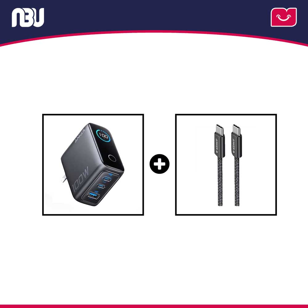 شارژر دیواری 100 وات 3 پین انکر مدل ZOLO