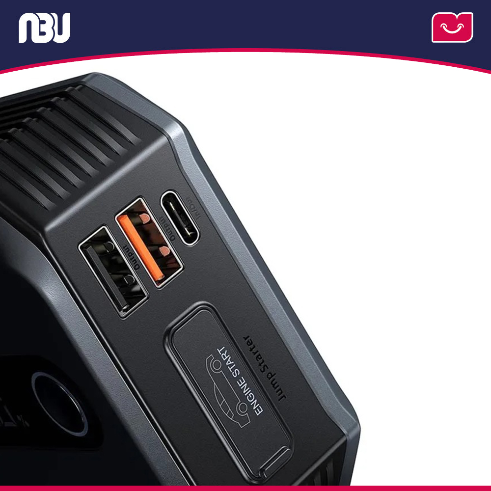 پاوربانک و جامپ استارتر خودرو بیسوس ظرفیت 20 هزارمیلی آمپر  Baseus CGNL020001