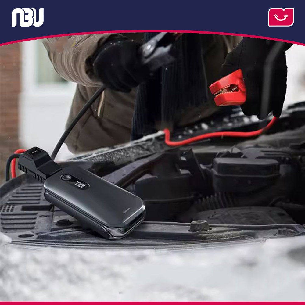 پاوربانک و جامپ استارتر خودرو بیسوس مدل CRJS03-01