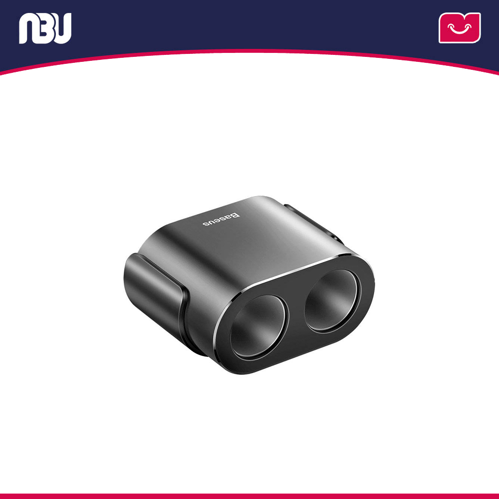 شارژر فندکی و هاب دو پورت بیسوس مدل CRDYQ-01