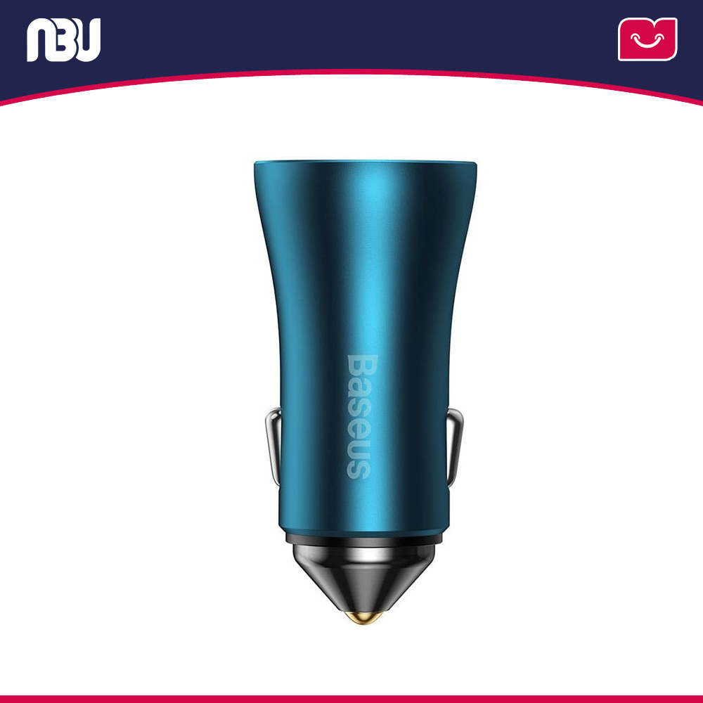 شارژر فندکی فست شارژ ماشین تایپ‌سی 40 وات بیسوس GJP000013