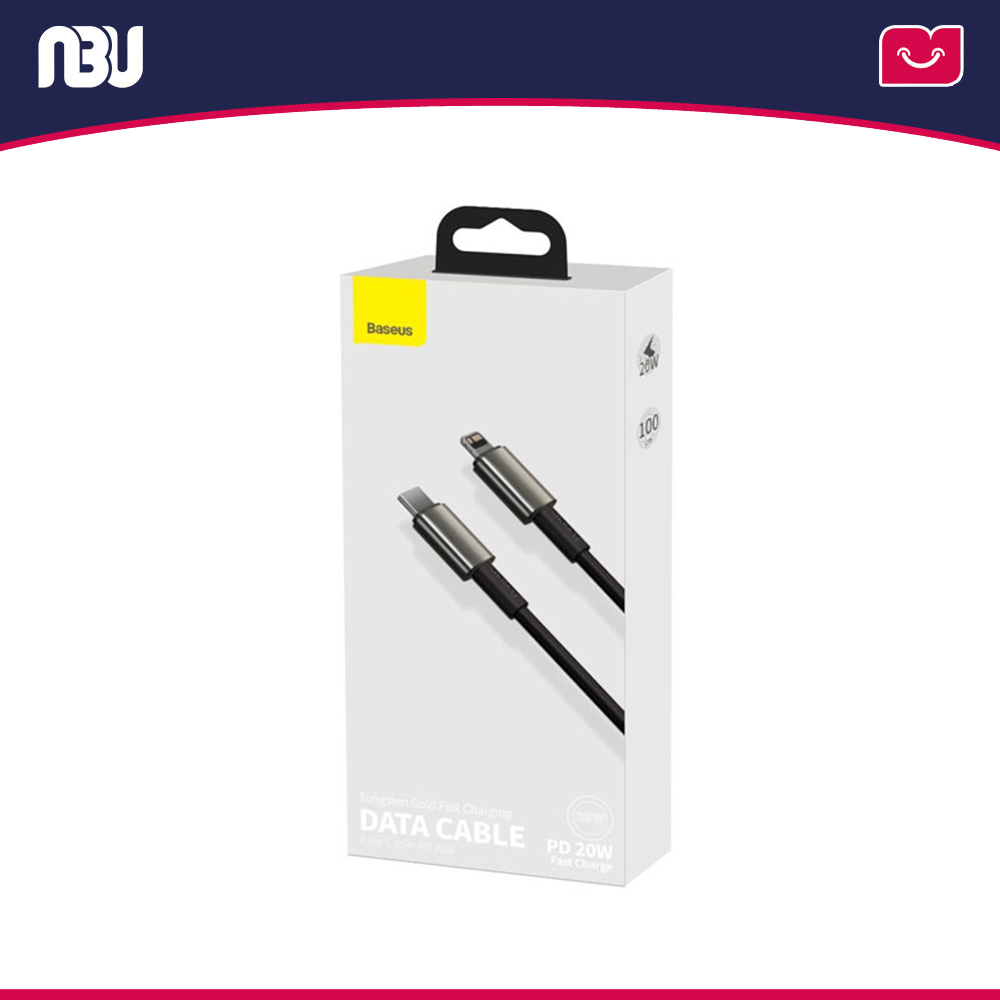 کابل تبدیل USB-C به لایتنینگ 20W طول 1 متر بیسوس مدل CATLWJ-01