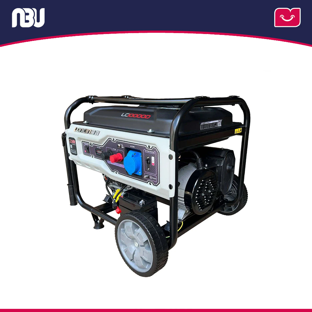  موتور برق بنزینی تک فاز 8.0 کیلووات لانسین مدل LC10000D-SWHITE