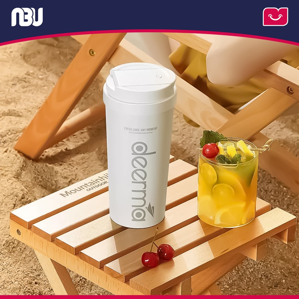 ماگ و مخلوط کن و مینی آبمیوه گیری قابل حمل شیائومی مدل Deerma NU90