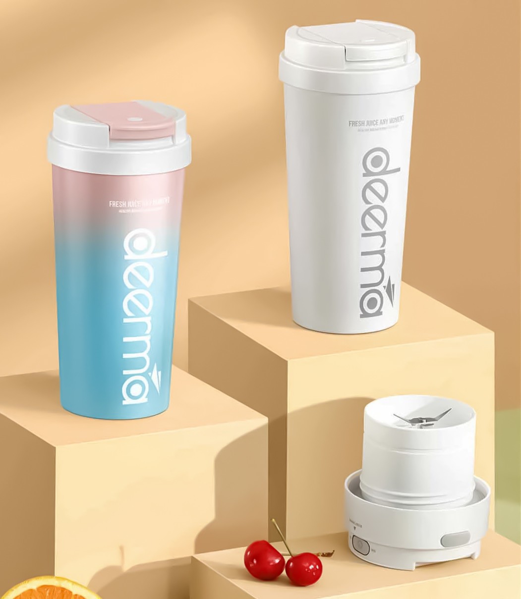 ماگ و مخلوط کن و مینی آبمیوه گیری قابل حمل شیائومی مدل Deerma NU90