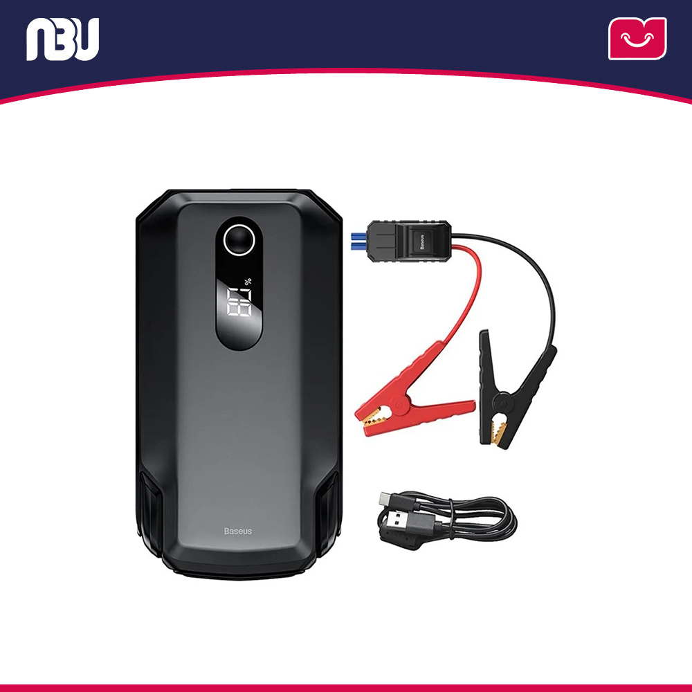 پاوربانک و جامپ استارتر خودرو بیسوس ظرفیت 20 هزارمیلی آمپر   CGNL020001