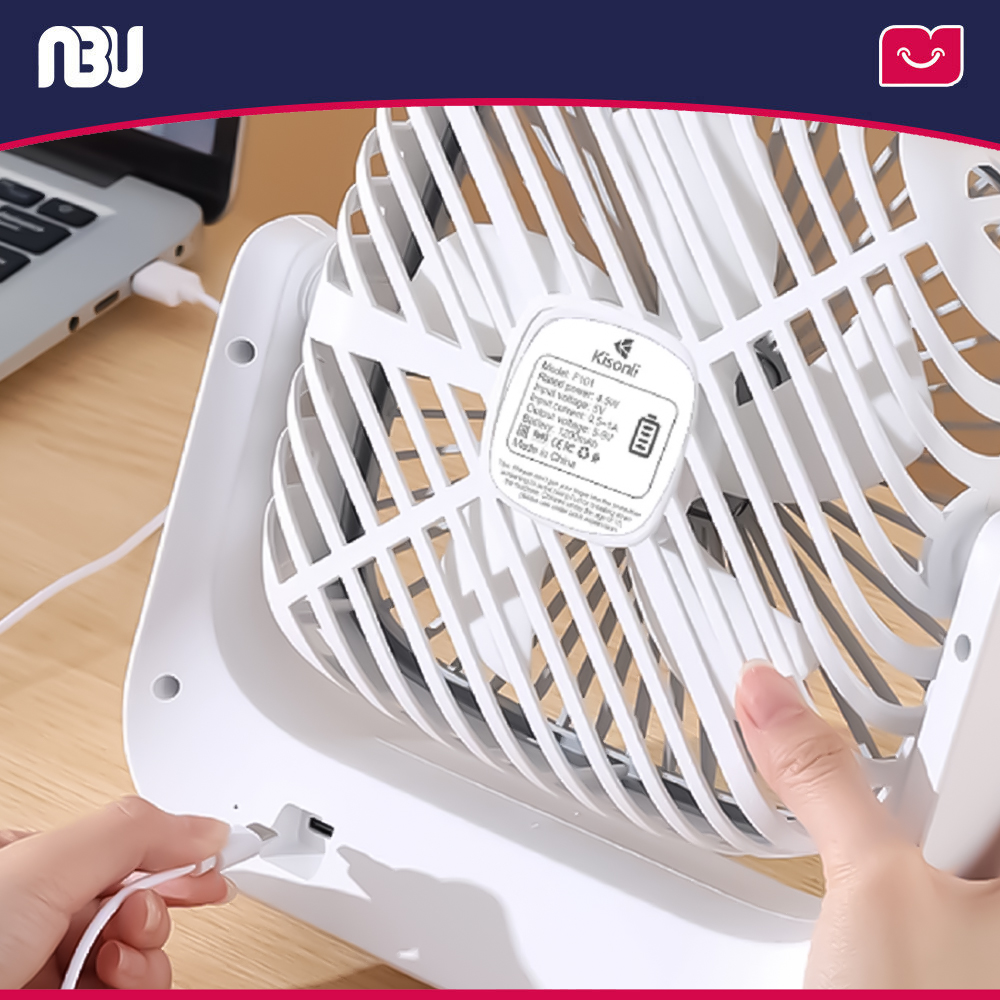 پنکه شارژی رومیزی قابل حمل کیسونلی مدل F101