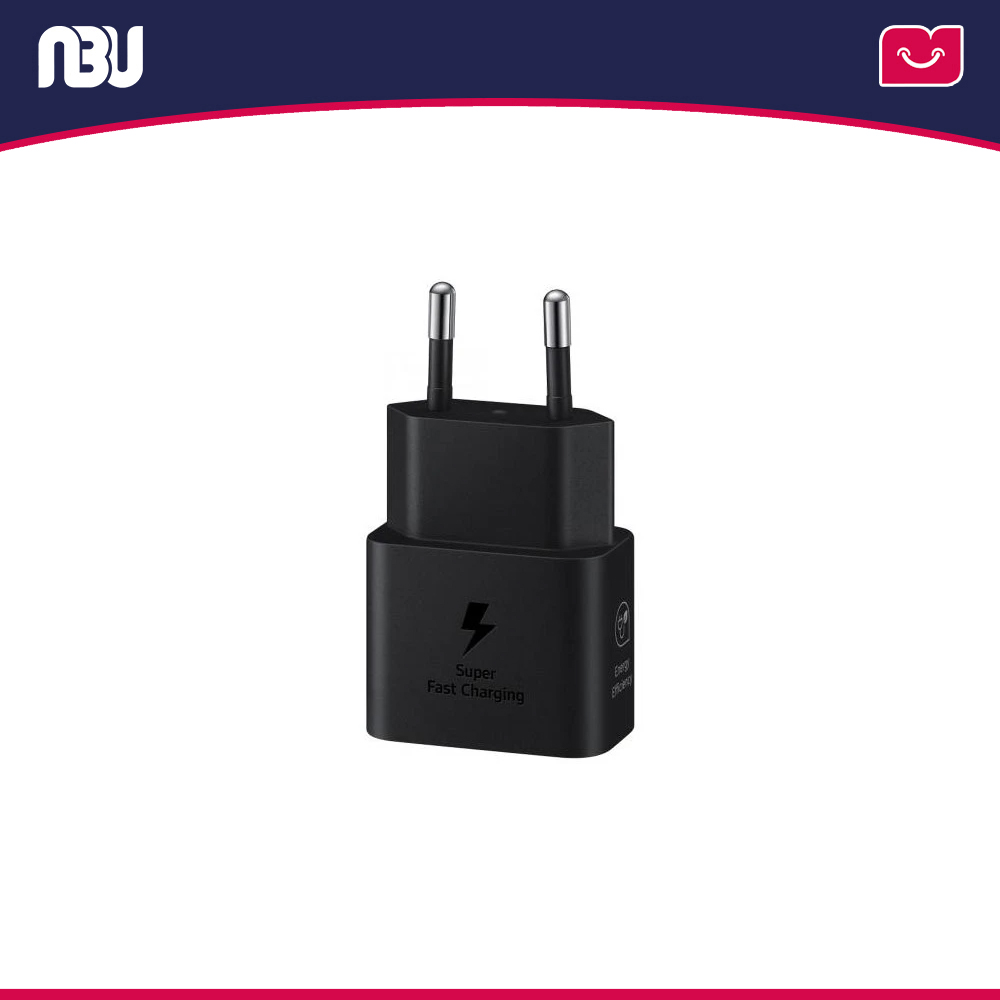 شارژر دیواری سامسونگ 25وات  2پین به همراه کابل 1 متری مدل EP-T2510