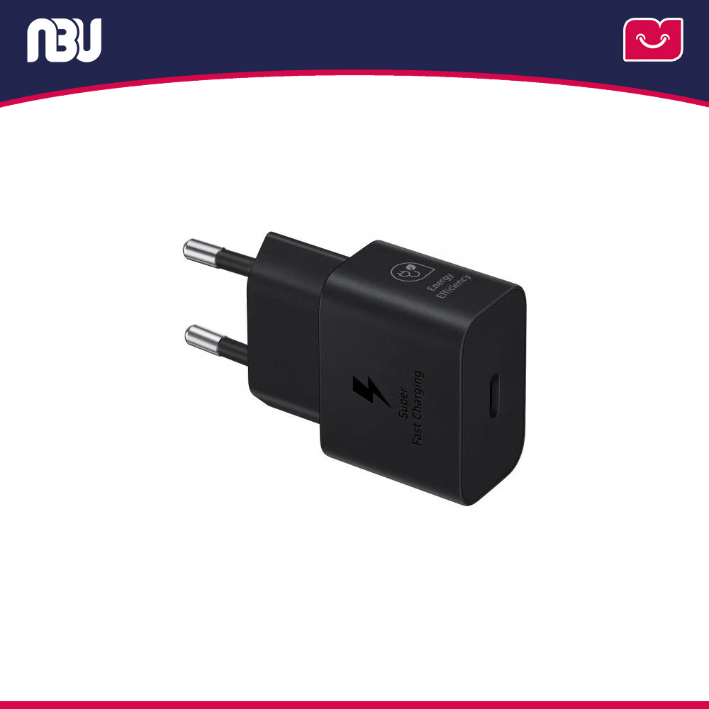شارژر دیواری سامسونگ 25وات  2پین به همراه کابل 1 متری مدل EP-T2510