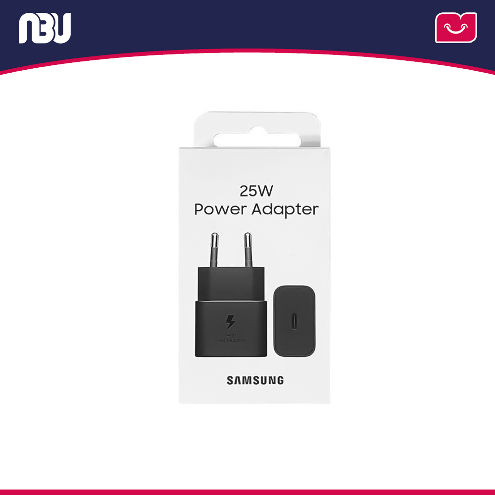 شارژر دیواری سامسونگ 25وات  2پین به همراه کابل 1 متری مدل EP-T2510