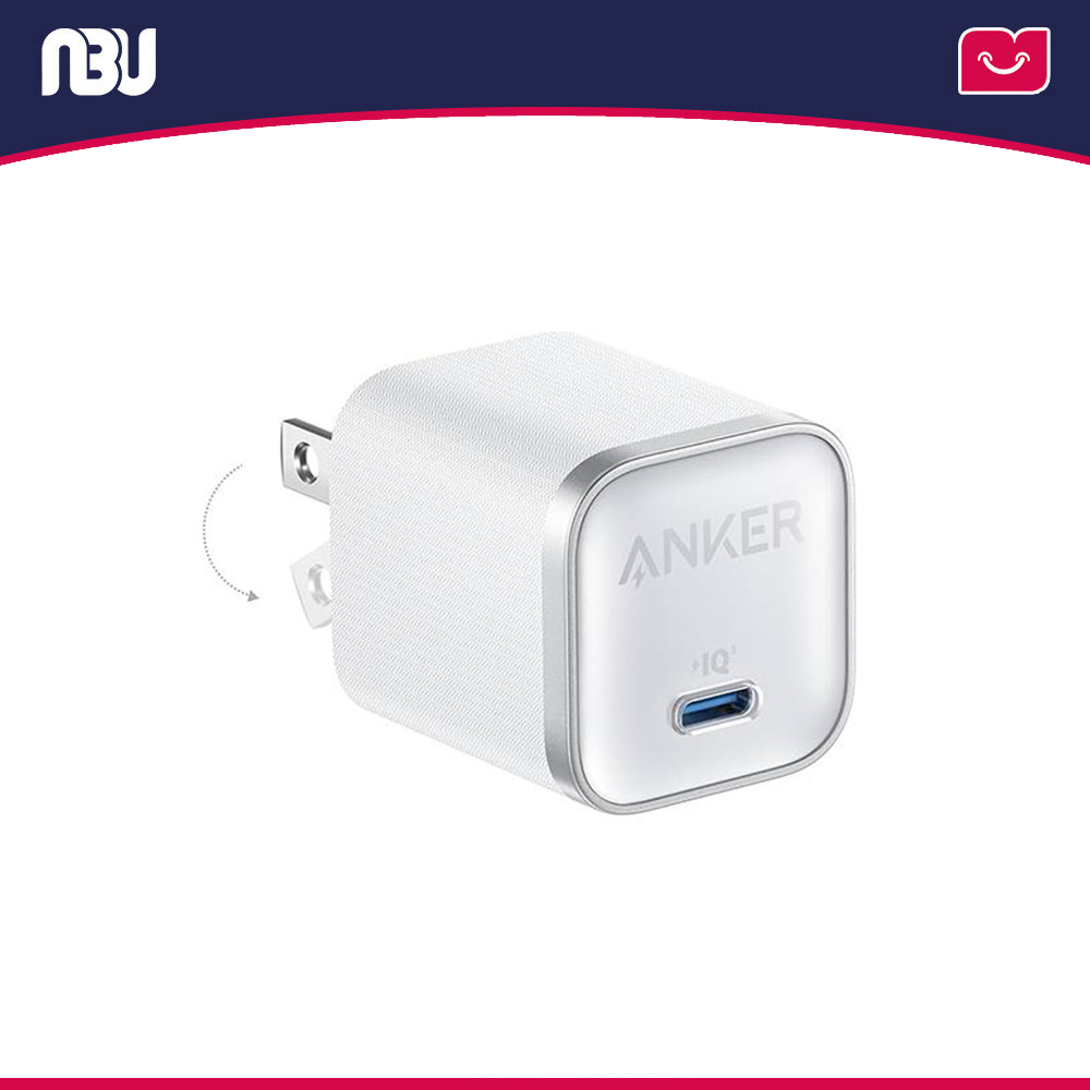 شارژر دیواری نانو 45 وات انکر دو پین چین مدل A2692 