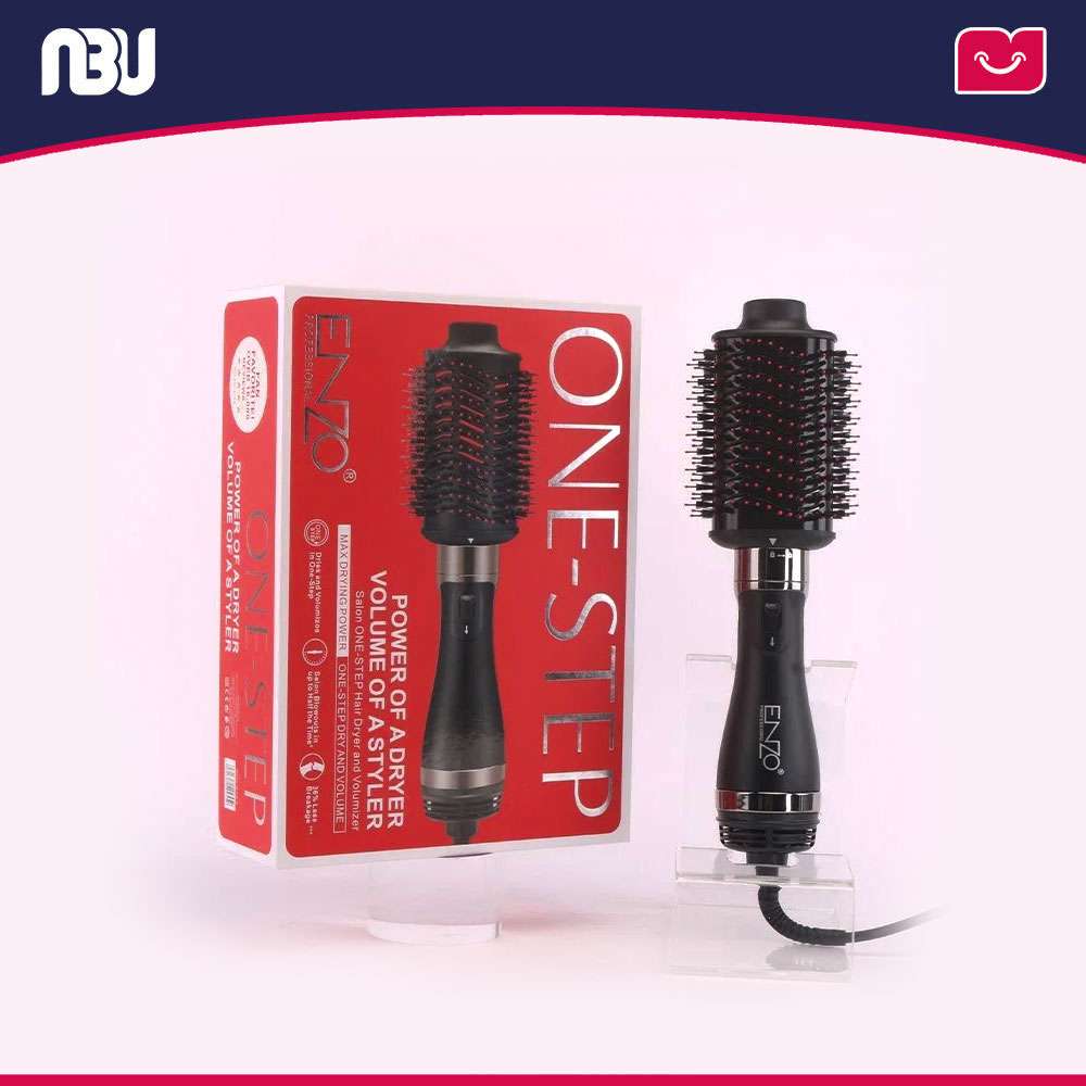 برس سشوار چرخشی و حالت‌دهنده مو انزو مدل EN-6202