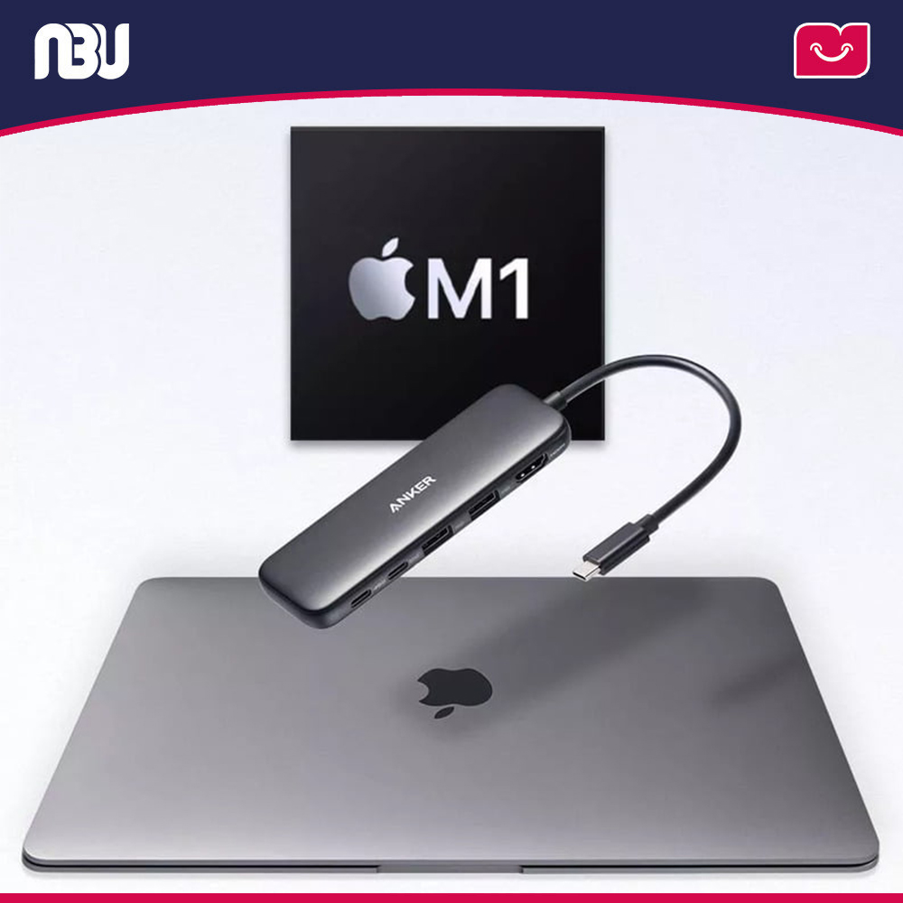 هاب تایپ سی 5 در 1 انکر مدل 332 کدA8355H11 