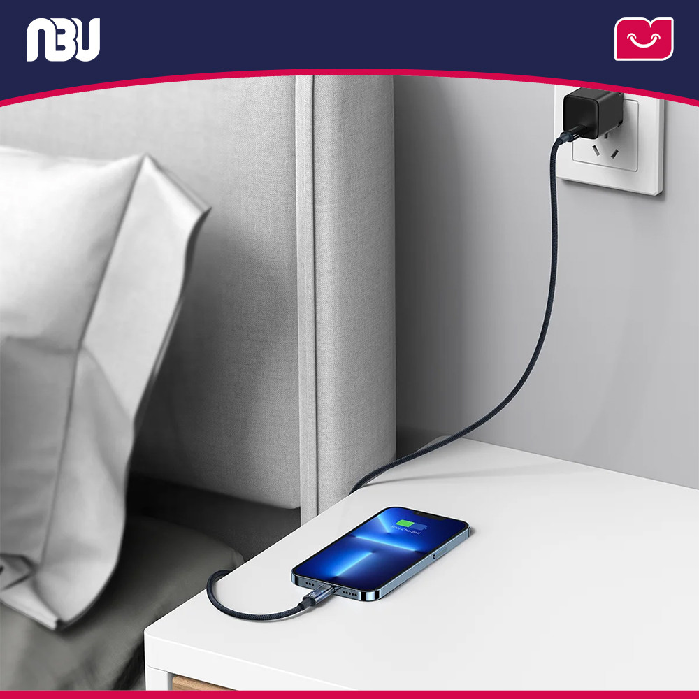 کابل تبدیل 2 متری USB-C به لایتنینگ بیسوس مدلExplorer Series کد CATS000101 شناسه 605681
