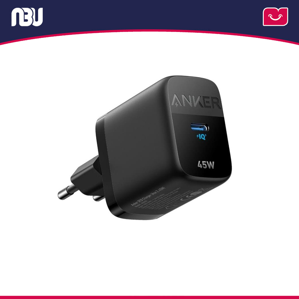 شارژر دیواری ۴۵ وات دو پین  انکر کد A2643G11