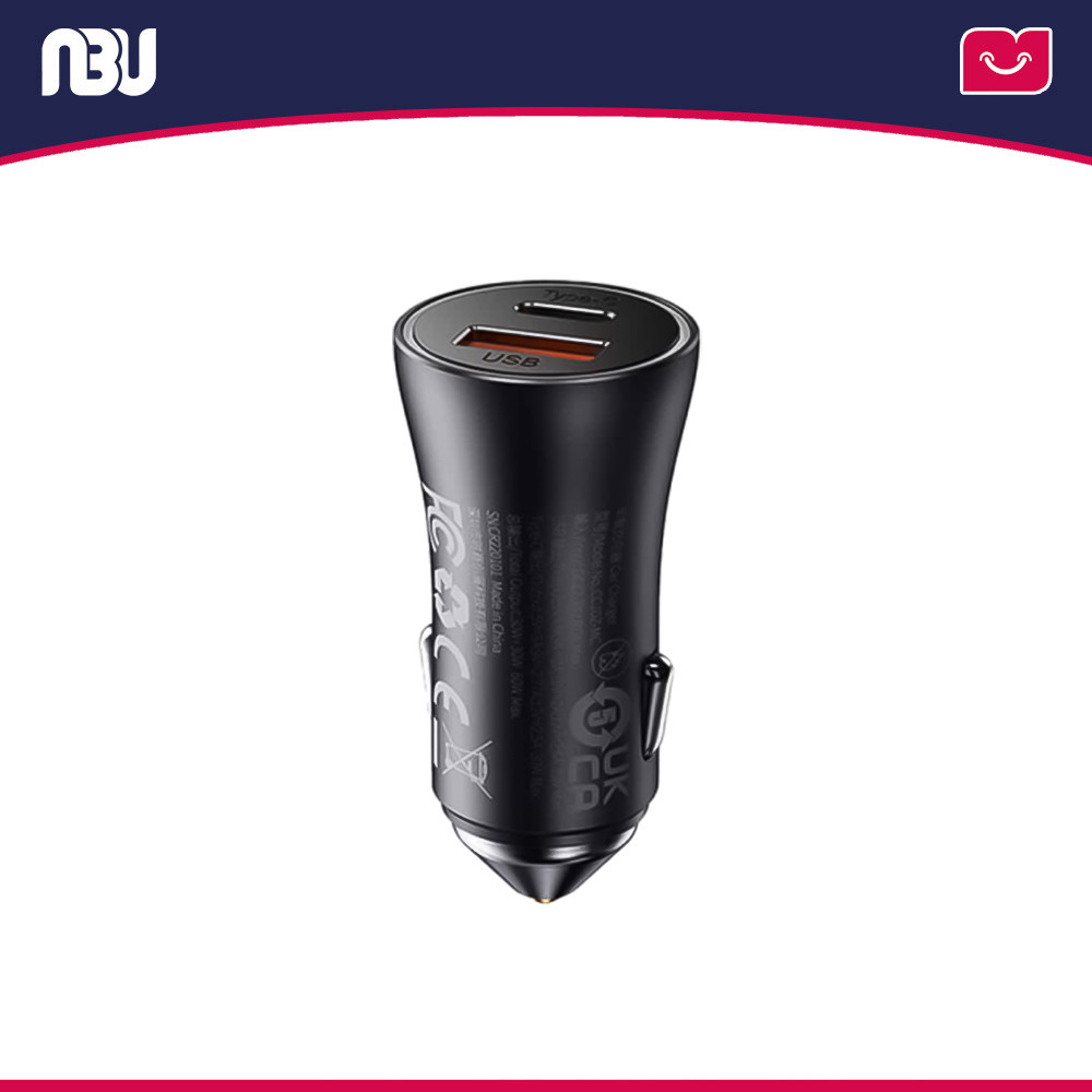 شارژر فندکی 60 وات بیسوس مدل CGJM000113 Golden Contractor