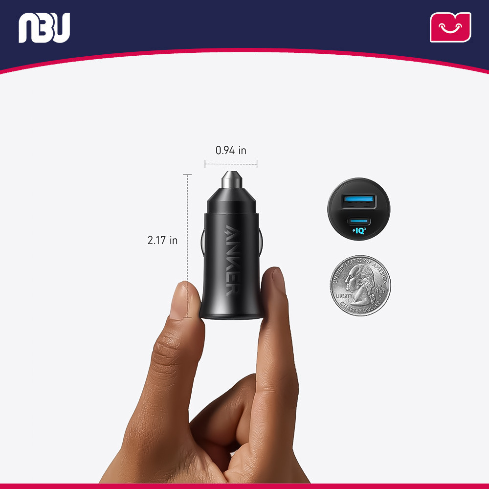 شارژر فندکی 30 وات انکر مدل A2741