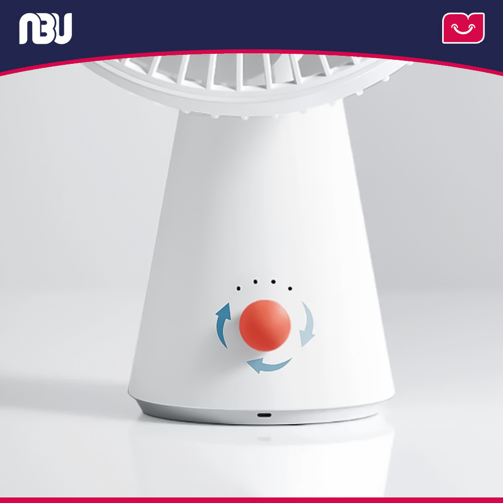 پنکه رو میزی شیائومی مدل rechargeable mini fan
