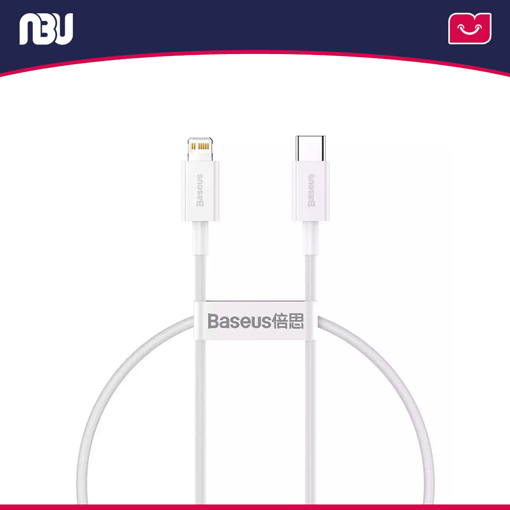 کابل شارژ سریع بیسوس20وات Type-C به iP PD کد CATLYS-B02 شناسه 205345