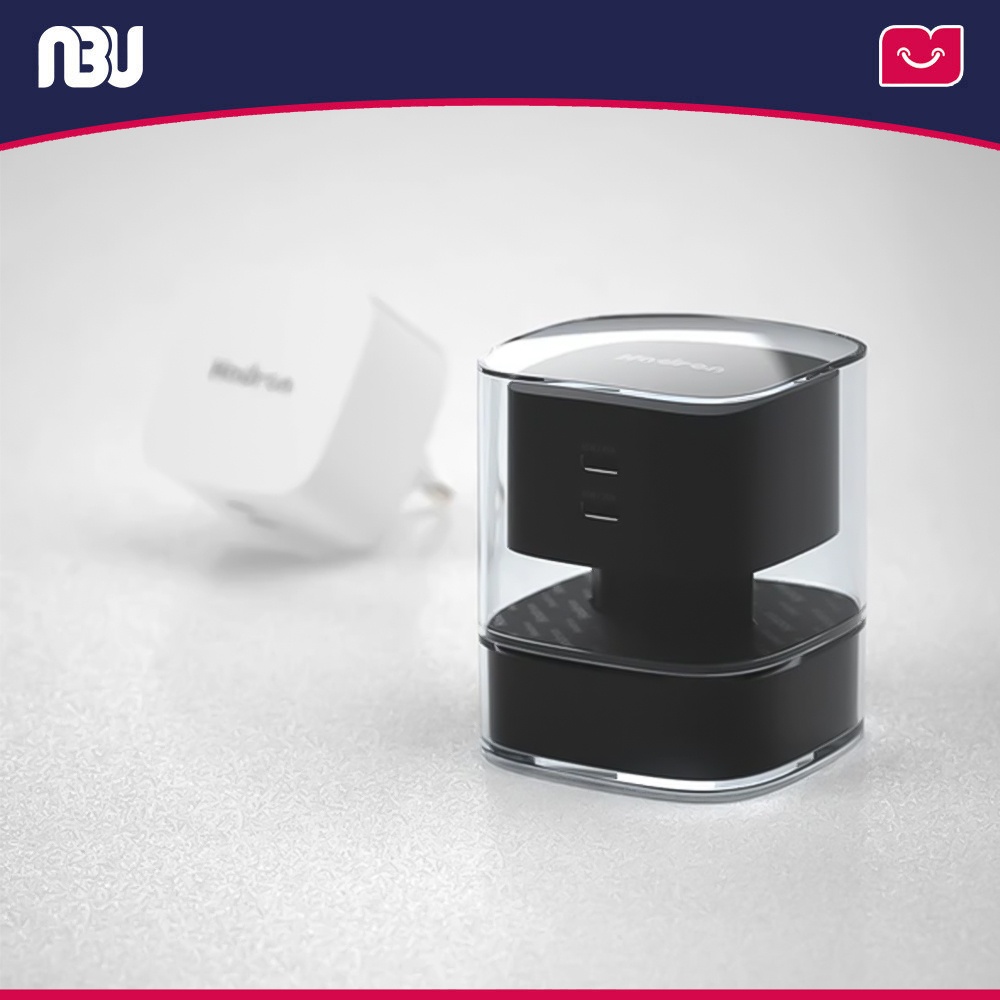 شارژر دیواری ظرفیت 65 وات دو پورت هادرون مدل C1016