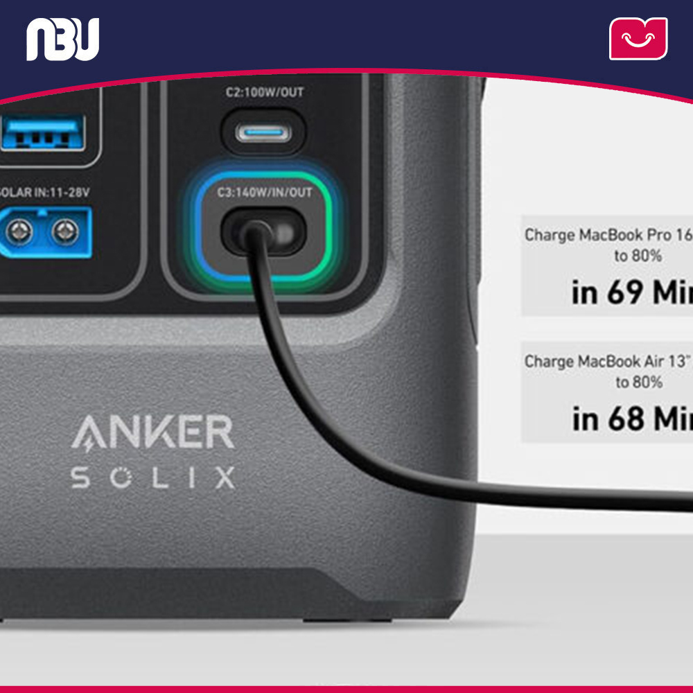 پاور استیشن 192 وات 60000 میلی آمپر انکر مدل SOLIX C200 A1727 