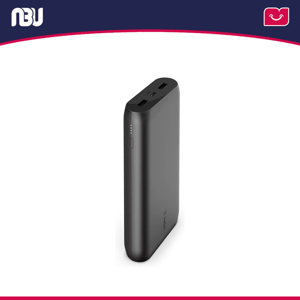 پاور بانک  20000 میلی آمپر3 پورت با کابل 15سانتی متری بلکین مدل BPB003bt