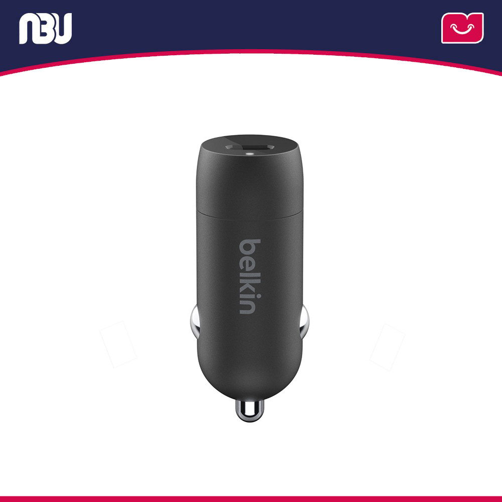 شارژر فندکی USB-C  وات 20 به همراه کابل USB-C به لایتنینگ بلکین مدل CCA003bt04