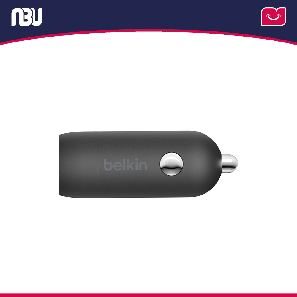 شارژر فندکی USB-C  وات 20 به همراه کابل USB-C به لایتنینگ بلکین مدل CCA003bt04