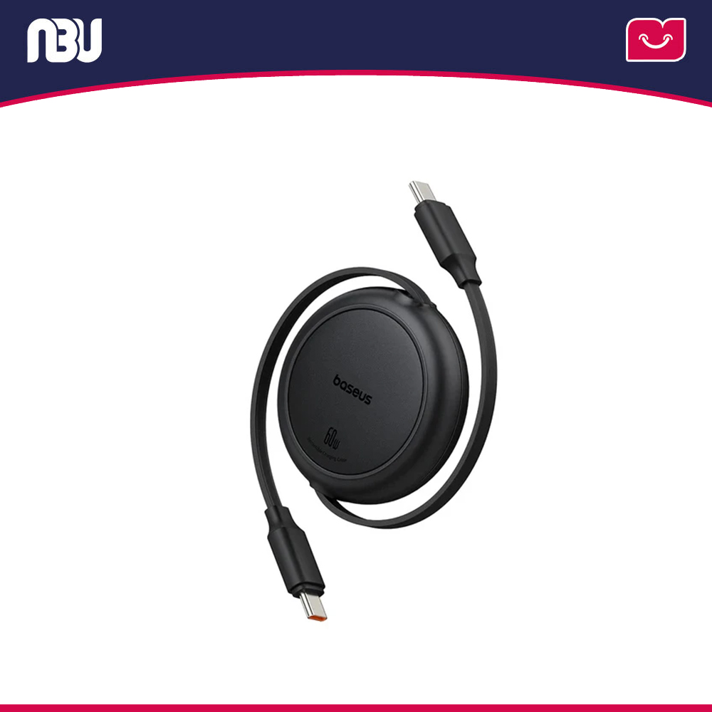 کابل تبدیل USB-C بیسوس  طول 1 مترمدل Free2Pull Mini کد  P10364500111-01 شناسه 657505