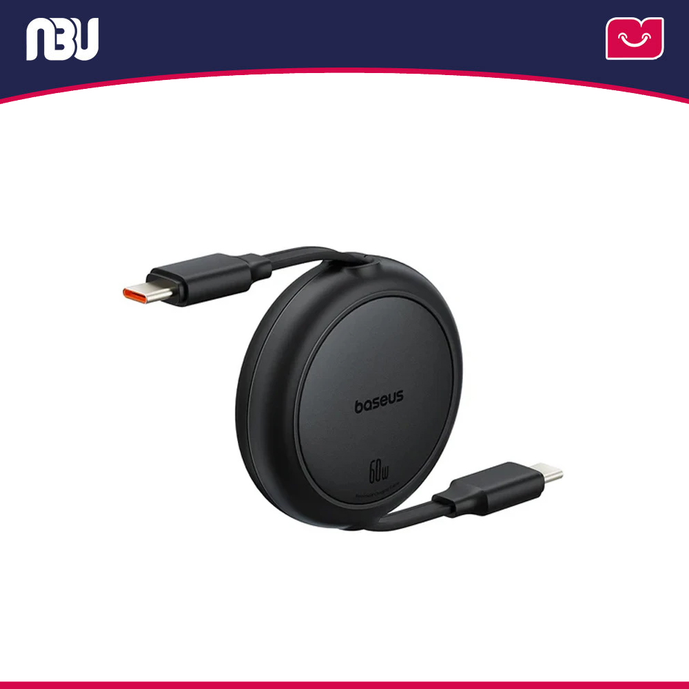کابل تبدیل USB-C بیسوس  طول 1 مترمدل Free2Pull Mini کد  P10364500111-01 شناسه 657505