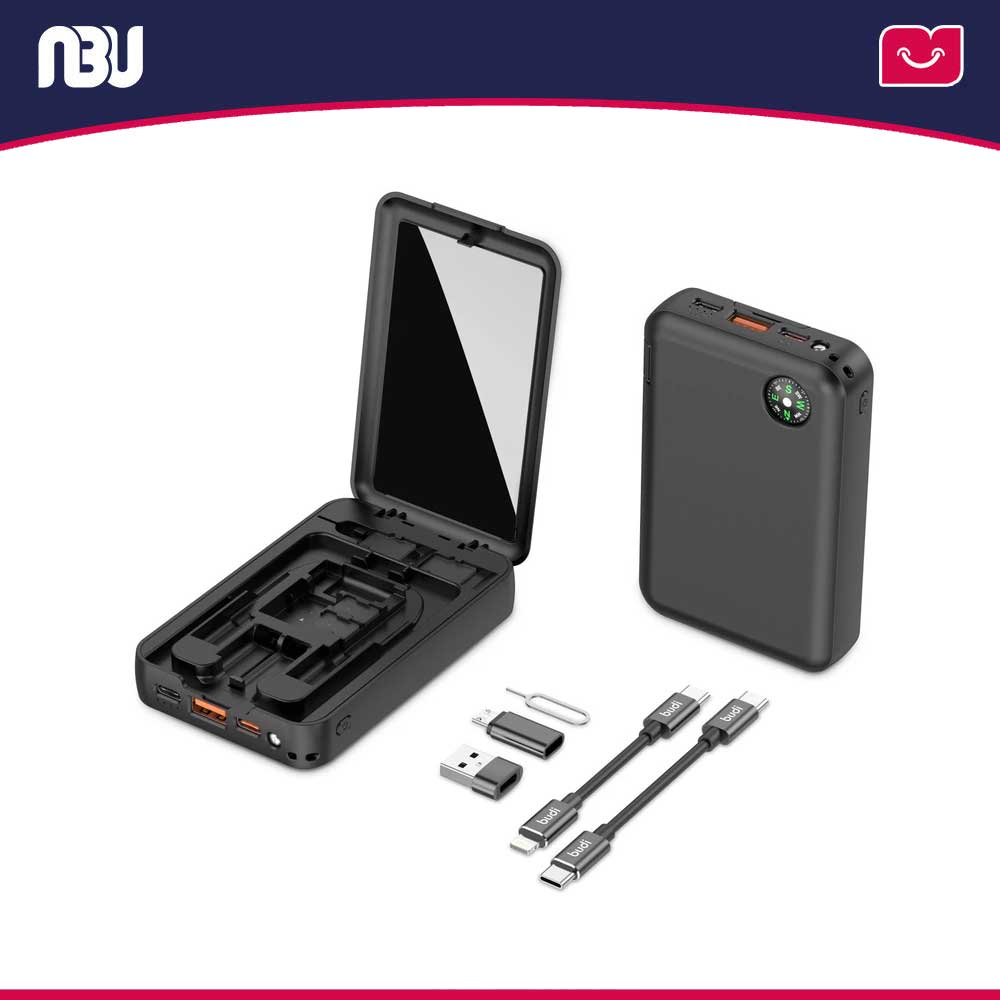 جعبه پاوربانک چند منظوره 12در1با قابلیت شارژ سریع 10000 میلی آمپر بودی مدل PB515KB 