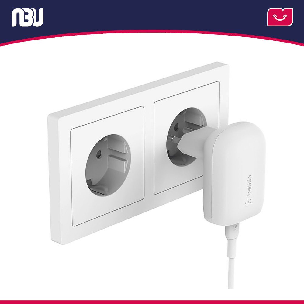شارژر دیواری 30  وات USB-C بلکین مدل WCH001vf