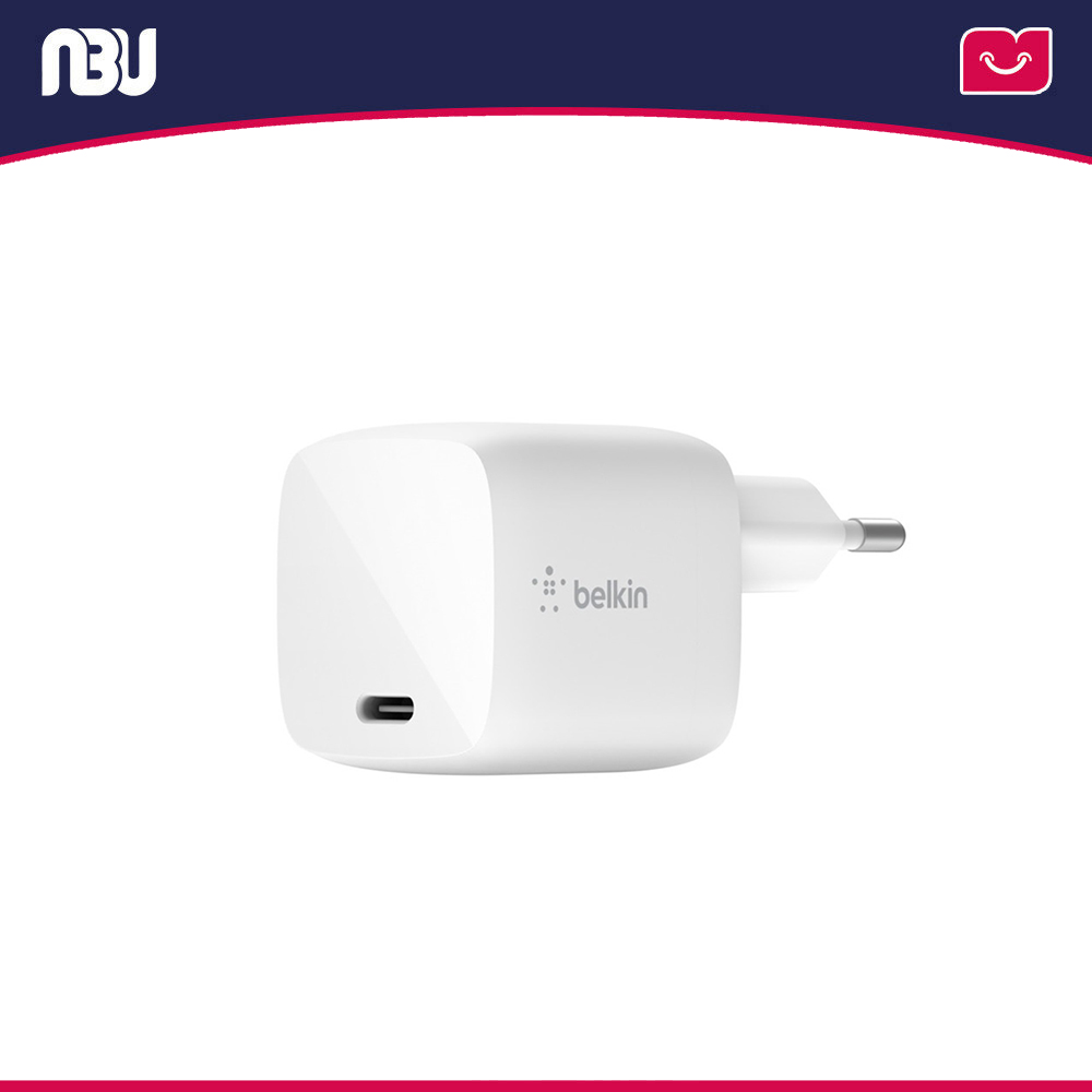 شارژر دیواری 30 وات USB-C بلکین مدل WCH001vf