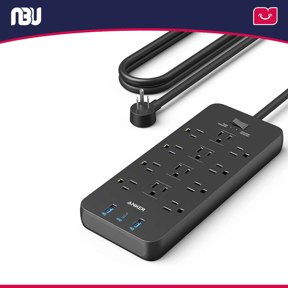 چند راهی برق انکر مدل A9182 342 USB Power Strip
