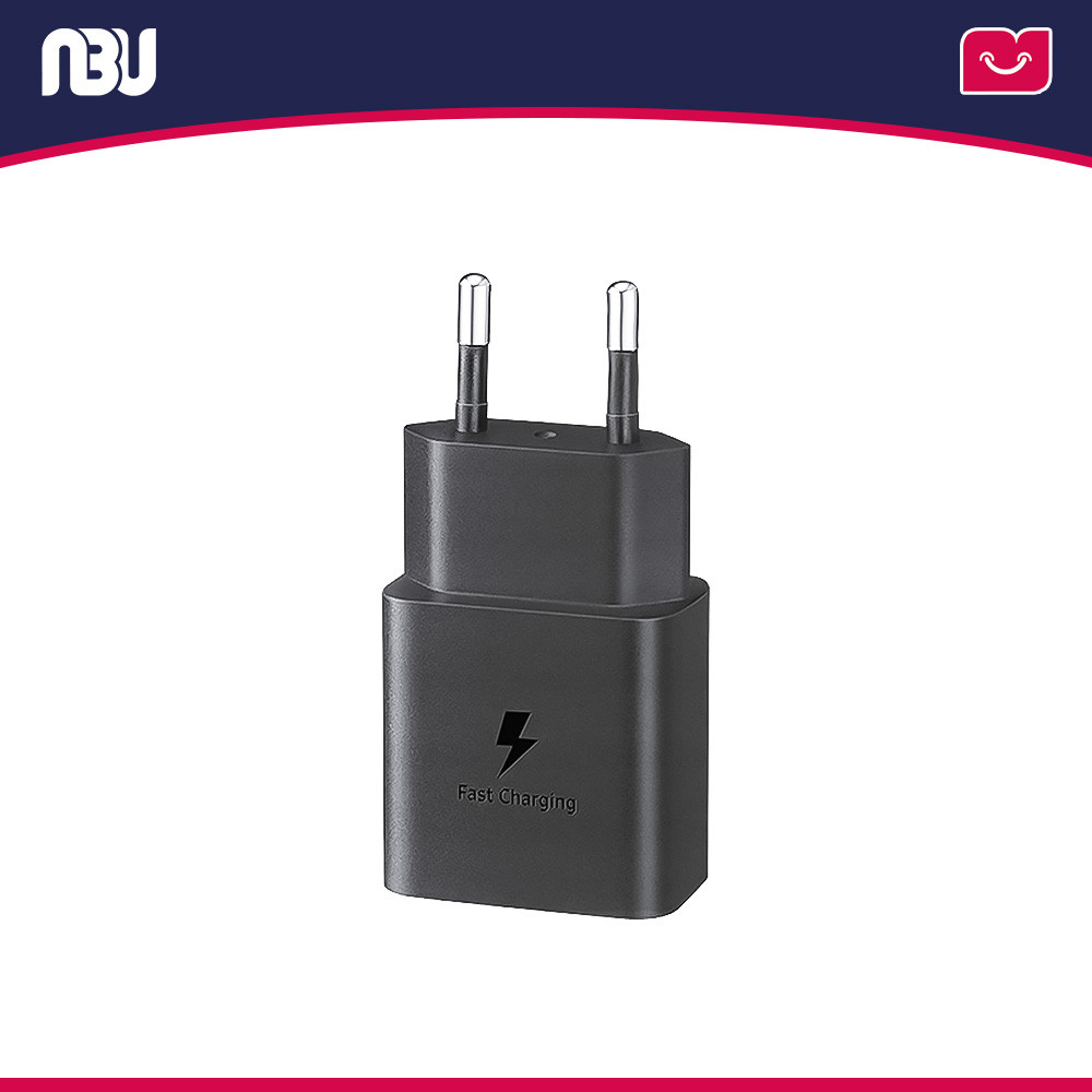 شارژر دیواری سامسونگ 15وات 2پین به همراه  کابل Type-C به Type-C مدل EP-T1510XBGEU