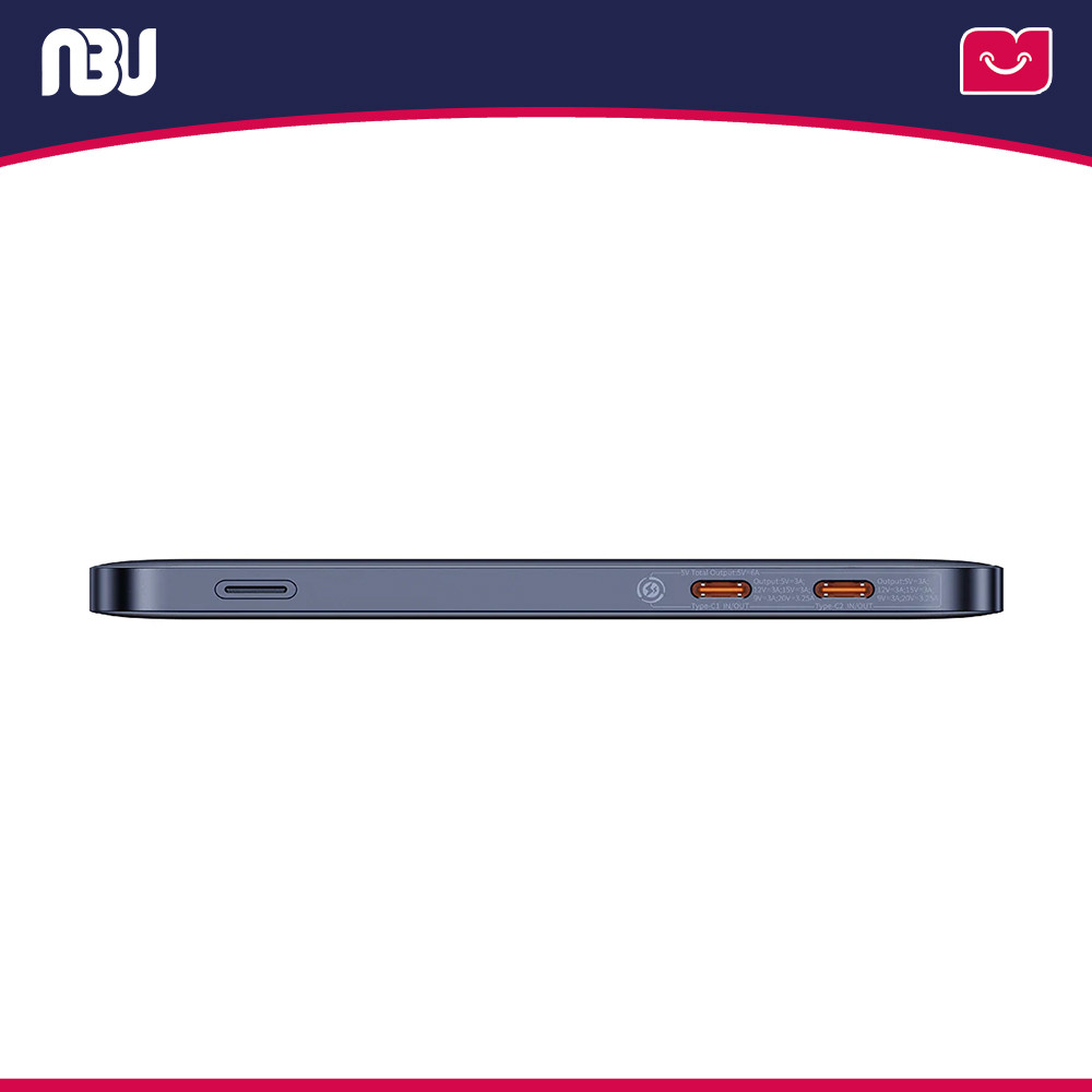 پاوربانک 12000 میلی آمپر 65 وات بیسوس مدل Blade2 Fast-Charging 