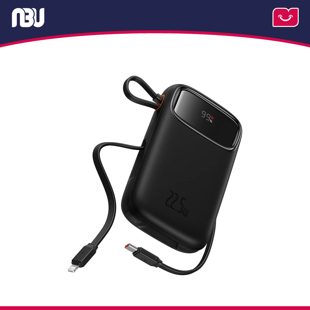 پاوربانک 10000 میلی آمپر 22.5 وات بیسوس مدل Qpow2 کد P10055003113-00 شناسه636296